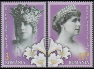Rumänien MiNr. 7422-23A Königin Maria (2 Werte)