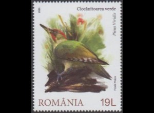 Rumänien MiNr. 7456 Tarntracht der Vögel, Grünspecht (19)