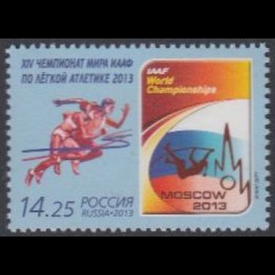 Russland Mi.Nr. 1953 Leichtathletik-WM Moskau, Läufer (14,25)