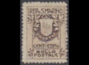 San Marino Mi.Nr. 47 Freim. Wappenschild (1)