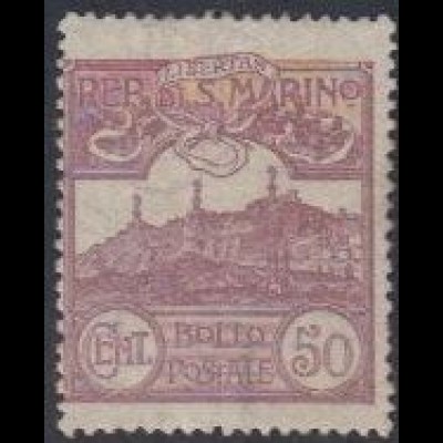 San Marino Mi.Nr. 76 Freim. Monte Titano (50)