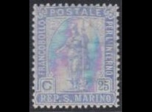 San Marino Mi.Nr. 85 Freim. F.Inlandsverkehr, Freiheitsgöttin (25)