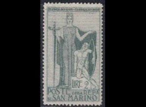 San Marino Mi.Nr. 104 Flucht Garibaldis nach San Marino, Allegorie (2)