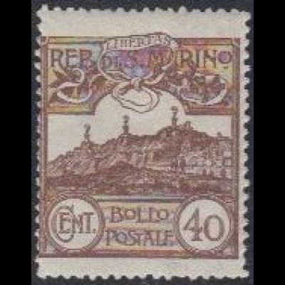 San Marino Mi.Nr. 115 Freim. Monte Titano (40)