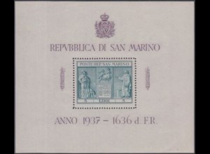 San Marino Mi.Nr. Block 1 Unabhängigkeitssäule, Geschenk der Stadt Rom