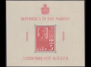 San Marino Mi.Nr. Block 3 Enthüllung der Büste Abraham Lincolns