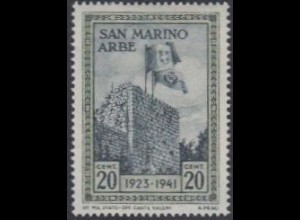 San Marino Mi.Nr. 243 Fahnenrückgabe an Rab, Fahnen auf Gajarda-Turm (20)