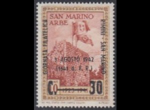 San Marino Mi.Nr. 256 Bfm.ausst.Rimini, MiNr.241 m.Aufdruck, Flaggen (30 a.10)