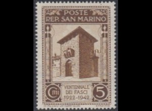 San Marino Mi.Nr. 271I Nicht ausgeg.Ausgabe 20 J.Faschismus, s.Beschreibg. (5)
