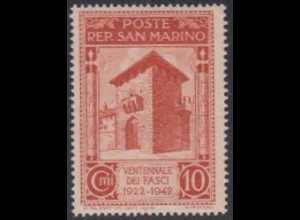 San Marino Mi.Nr. 272I Nicht ausgeg.Ausgabe 20 J.Faschismus, s.Beschreibg. (10)