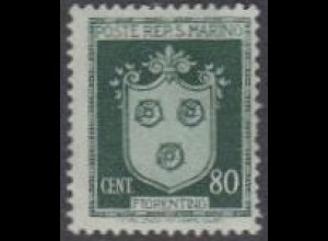 San Marino Mi.Nr. 322 Freim. Wappen Fiorentino (80)