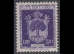 San Marino Mi.Nr. 324 Freim. Wappen Faetano (1,20)