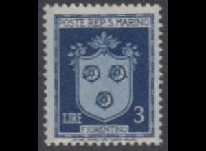 San Marino Mi.Nr. 326 Freim. Wappen Fiorentino (3)