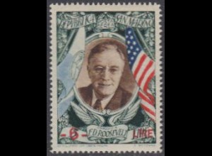 San Marino Mi.Nr. 375 2. Todestag F.D.Roosevelt, MiNr.364 mit Aufdruck (6 a.5)