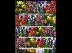 San Marino Mi.Nr. Klbg.2425-28 Frühlingsblumen (mit 4x2425-28)