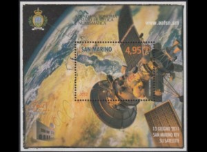 San Marino Mi.Nr. Block 61 Satellitenausstrahlung San Marino RTV