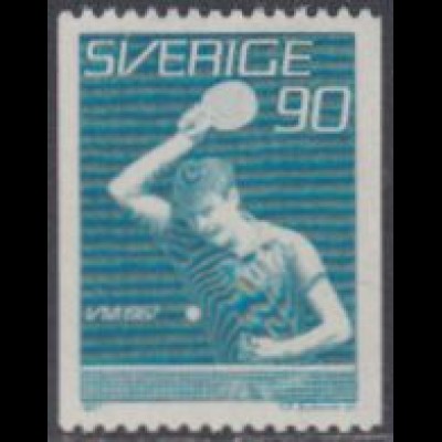 Schweden Mi.Nr. 579C Tischtennis WM Stockholm (90)