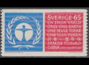 Schweden Mi.Nr. 758A UNO-Konferenz f.Umweltschutz, Emblem (65)