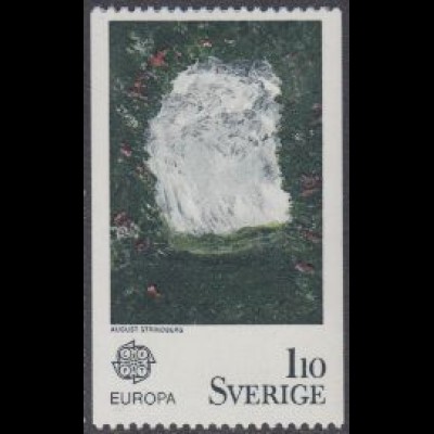 Schweden Mi.Nr. 900 Europa 75, Gemälde Inferno von August Strindberg (1,10)