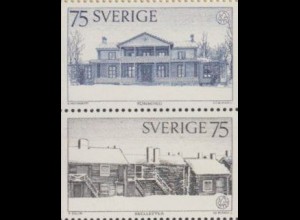 Schweden Mi.Nr. Zdr.S235 Europ.Denkmalschutzjahr