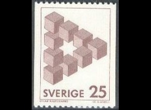 Schweden Mi.Nr. 1182 Unmögliche Figur von Oscar Reutersvärd (25Ö)
