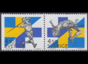 Schweden Mi.Nr. Zdr.W704 Leichtathletik Länderkampf Schweden-Finnland