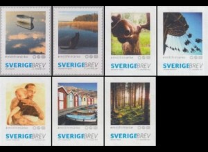 Schweden MiNr. 3174-80 Instagram-Fotografien, skl (7 Werte)