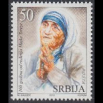 Serbien Mi.Nr. 362 100.Geb. Mutter Teresa (50)