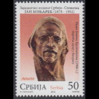 Serbien Mi.Nr. 458 60.Todestag Ján Koniarek (50)