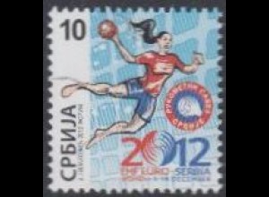 Serbien Zwangszuschlagsm.Mi.Nr. 55 Handball-EM der Frauen (10)