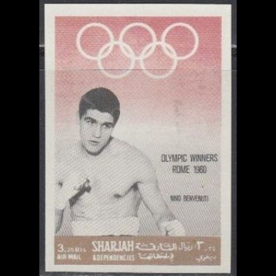 Sharjah Mi.Nr. 514B Olympiasieger 1960 Nino Benvenuti (3,25)