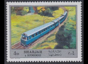 Sharjah Mi.Nr. 795A Eisenbahnen, Elektrobahn (4Dh)