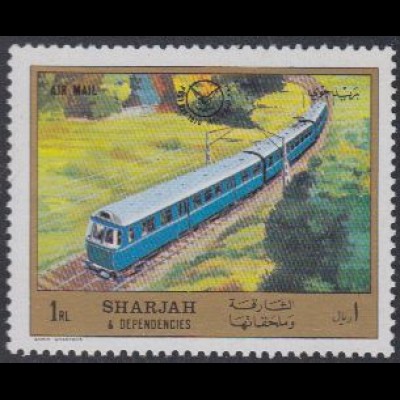 Sharjah Mi.Nr. 800A Eisenbahnen, Elektrobahn (1R)