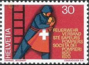 Schweiz Mi.Nr. 919 Jahresereignisse, 100 Jahre Schweizer Feuerwehrverband (30)