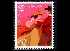 Schweiz Mi.Nr. 1197 Europa 81, Folklore, Tanzpaar (40)