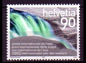 Schweiz Mi.Nr. 1830 Int. Jahr des Wassers, Wasserfall (90)