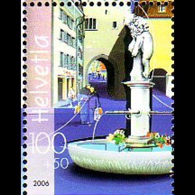 Schweiz Mi.Nr. 1979 Briefmarkenausstellung NABA '06, Badener Stadtturm (100+50)
