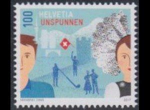 Schweiz MiNr. 2499 Unspunnenfest, Trachtenpaare, Alphornbläser (100)