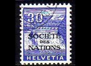 Schweiz SDN Mi.Nr. 46 Freim. der Schweiz MiNr. 276 mit Aufdruck (30)