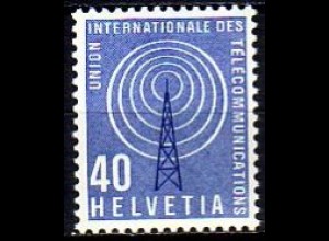 Schweiz ITU Mi.Nr. 4 Sendeturm und Antennen (40)