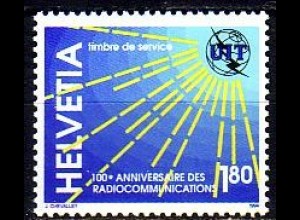 Schweiz ITU Mi.Nr. 15 100 Jahre Radio (1,80)