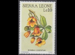 Sierra Leone Mi.Nr. 906 Blüten, Bombax costatum (10)