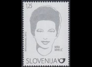 Slowenien Mi.Nr. 947 100.Geb, Mira Mihelic (1,25)