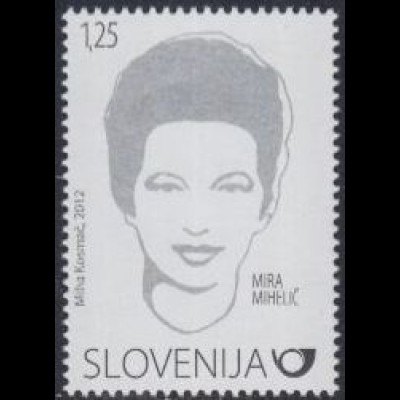 Slowenien Mi.Nr. 947 100.Geb, Mira Mihelic (1,25)