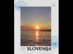 Slowenien Mi.Nr. 1110 Meine Marke, Jahreszeiten, Sommer Sonnenuntergang skl. (A)