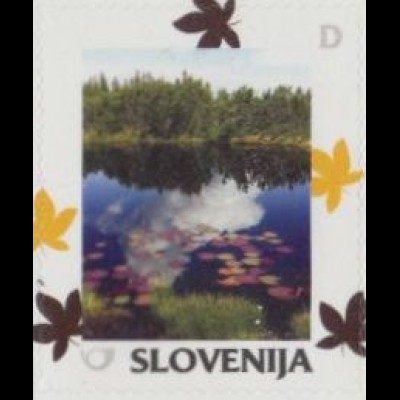 Slowenien Mi.Nr. 1121 Meine Marke, Jahreszeiten, Herbst, See, skl. (D)