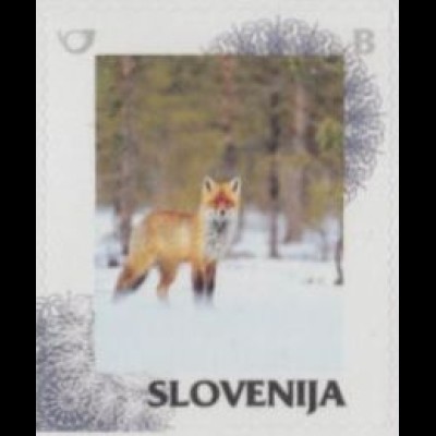 Slowenien Mi.Nr. 1127 Meine Marke, Jahreszeiten, Winter, Fuchs, skl. (B)