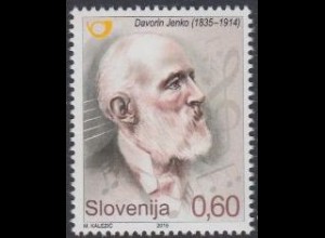 Slowenien Mi.Nr. 1180 180.Geb, Davorin Jenko (0,60)