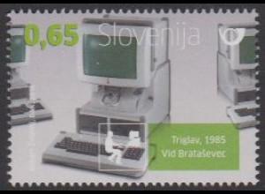Slowenien MiNr. 1230 Industriedesign, Computer (0,65)