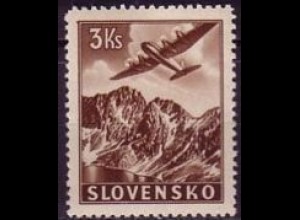 Slowakei Mi.Nr. 52X Flugpostmarken Heinkel He 116 (3 Ks)